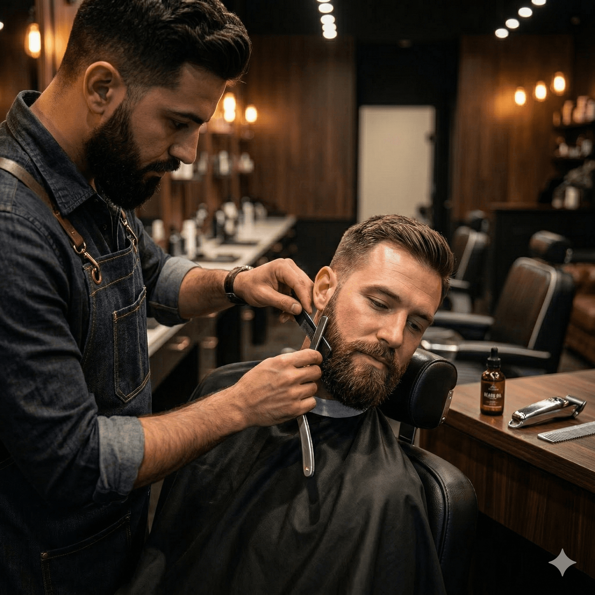 Trabajo de barbería El Caballero - corte 4