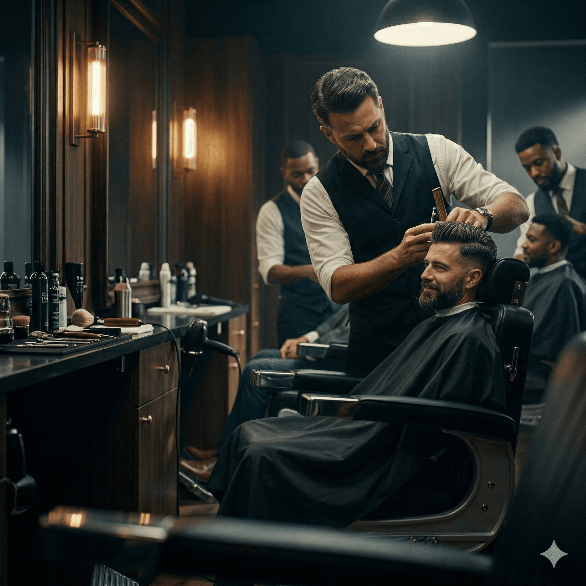 Trabajo de barbería El Caballero - corte 5